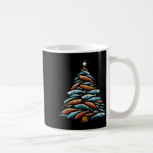 Mug Saumon Drôle d'Arbre de Noël Père Noël Noël Fi