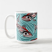 Mug Saumon Haida Art Spirit Pacific Northwest Native (Gauche)