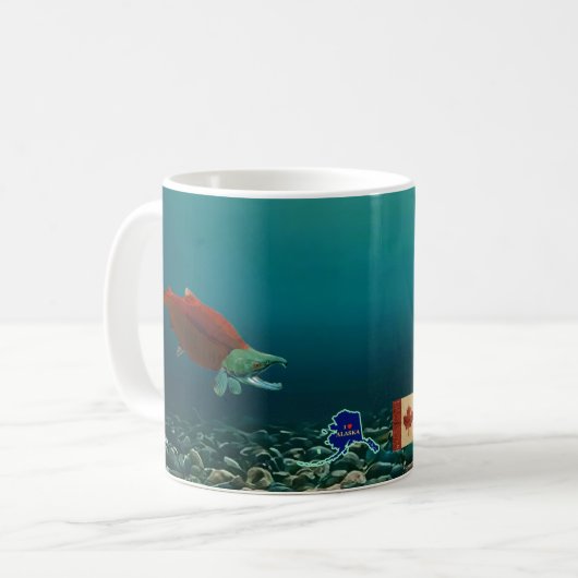 Mug Saumon Sockeye (Devant gauche)