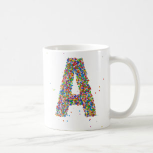 Mug Saupoudrer Conception Monogramme Une première tass