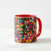 Mug Saupoudrer de bonbons (Devant droit)