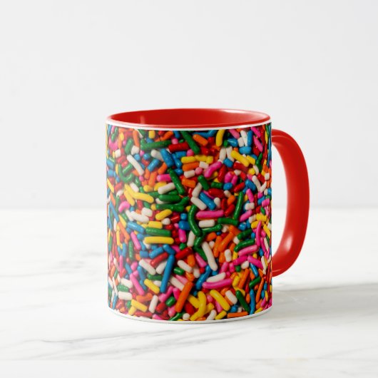 Mug Saupoudrer de bonbons (Devant droit)