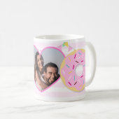 Mug Saupoudrer de photos roses à ma beigne (Devant droit)