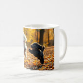 Mug Saupoudrer les chiots de caniche (Devant droit)