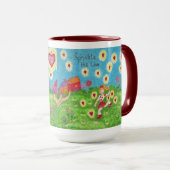 Mug Saupoudrer son amour sur ton chemin (Devant droit)