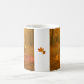 Mug Saut de feuille de Corgi (Centre)