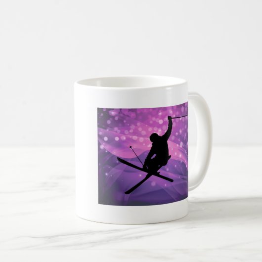 Mug Saut de ski (Devant droit)