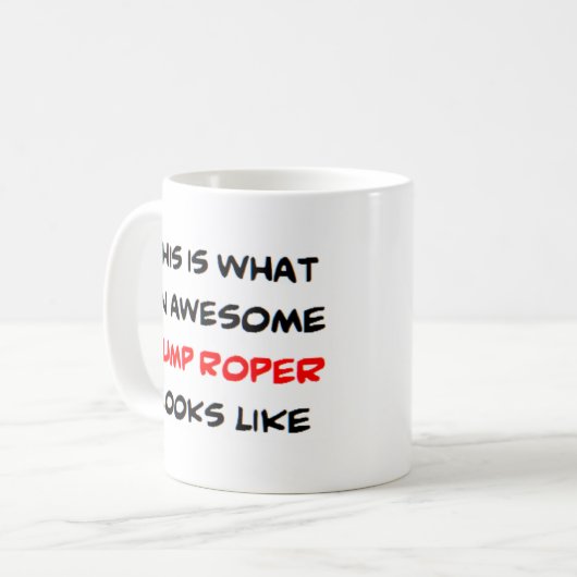 Mug saut roper, David (Devant gauche)