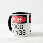 Mug saute de humeur de danger (Devant gauche)
