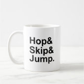 Mug Sauter à cloche-pied | Activité d'expression idiom (Gauche)