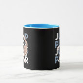 Mug Sauter Purr Jump : Conception de chat joueuse avec (Centre)