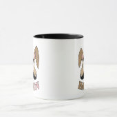 Mug Sauter sur le lapin de moustache (Centre)