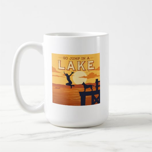 Mug Sauter Sur Un Lac (Gauche)