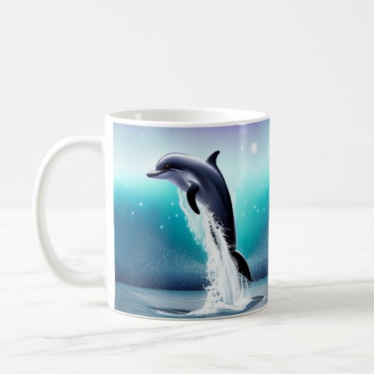 Mug Sauts De Dauphins Dans L'Océan (Gauche)