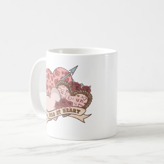 Mug Sauvage au coeur (Devant gauche)