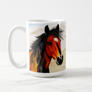 Mug Sauvage Au Coeur - Un Pony Spiritué De Pinto Occid