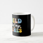 Mug Sauvage comme mes boucles Cheveux bouclés Groovy (Devant droit)