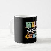 Mug Sauvage comme mes boucles Cheveux bouclés Groovy (Devant gauche)