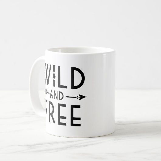 Mug Sauvage et libre (Devant gauche)