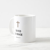 Mug Sauvé par grâce (Devant gauche)