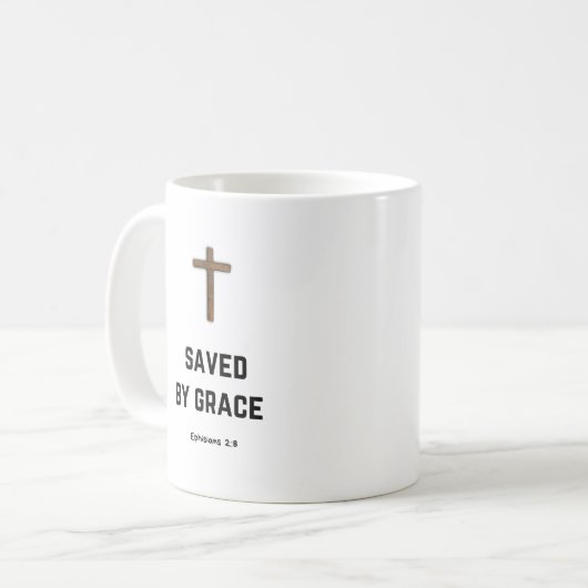 Mug Sauvé par grâce (Devant gauche)
