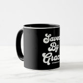 Mug Sauvé Par Les Éphésiens De Grâce 2:8-9 (Devant gauche)