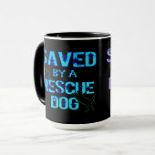 Mug Sauvé Par Un Chien Secouru 2 (Devant gauche)