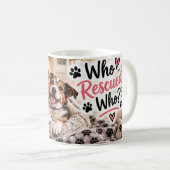 Mug Sauver Adopter Aimer Répéter (Devant droit)