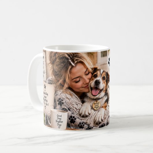 Mug Sauver Adopter Aimer Répéter (Devant gauche)