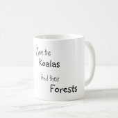 Mug Sauver le Koala et leurs forêts (Devant droit)