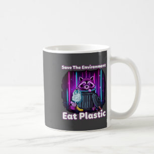 Mug Sauver L'environnement Manger Du Plastique Drôle D