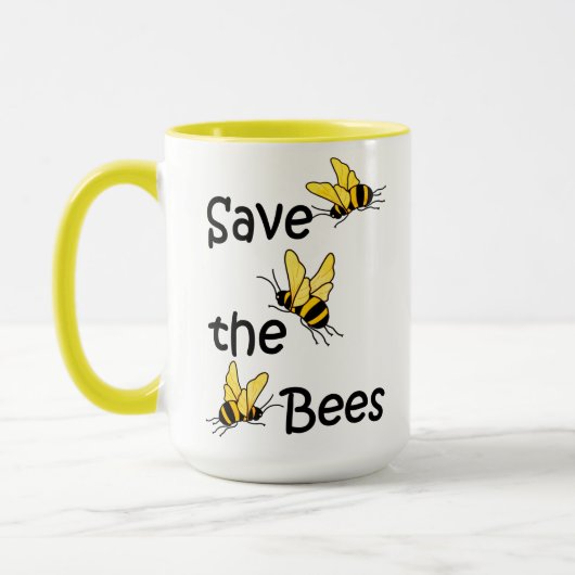 Mug Sauver les abeilles (Gauche)