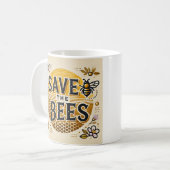 Mug Sauver Les Abeilles (Devant gauche)