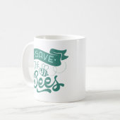 MUG SAUVER LES ABEILLES (Devant gauche)