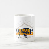 Mug Sauver les Animaux Manger les Gens (Centre)