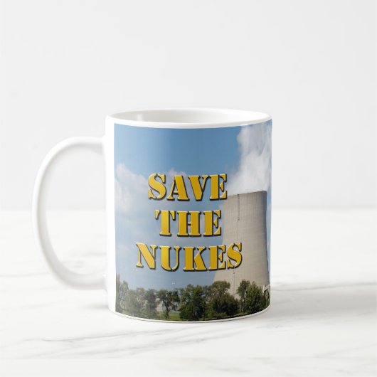 Mug Sauver les centrales nucléaires (Gauche)