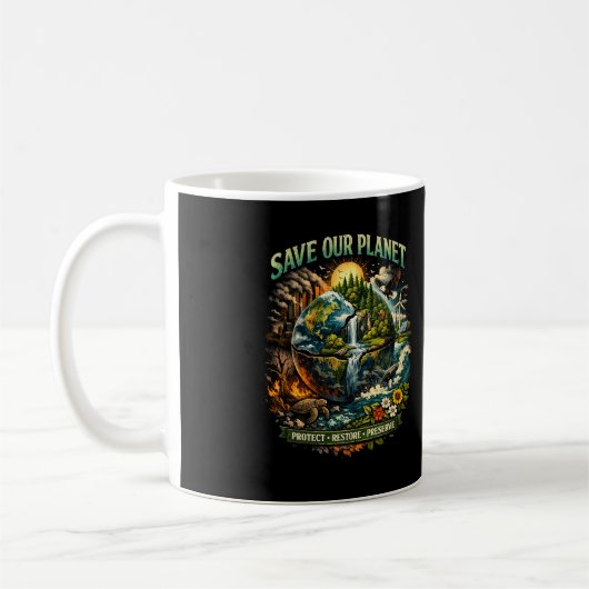 Mug Sauver notre planète (Gauche)