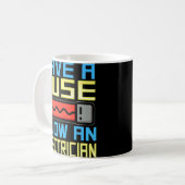 Mug Sauver Un Fuse Feu Un Électricien (Devant gauche)
