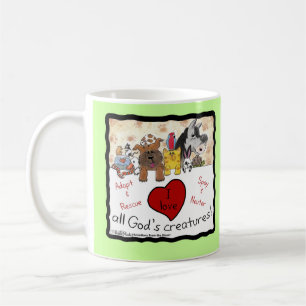 Mug Sauvetage animal-J’aime toutes les créatures de Di
