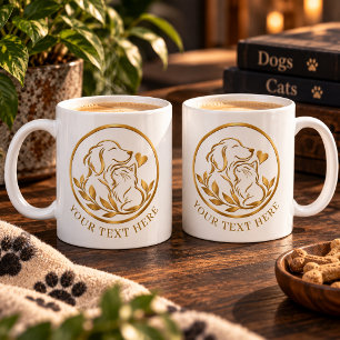 Mug Sauvetage Animal Personnalisé Chien et Chat Cœur e