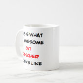 Mug sauveteur de chat, génial (Devant gauche)