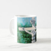 Mug Sauveur Noël Pâques Baptême Semaine Sainte (Devant gauche)