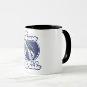 Mug Sauvez la baleine (Devant droit)