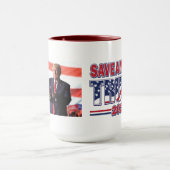 Mug Sauvez l'Amérique Trump 2024 (Centre)