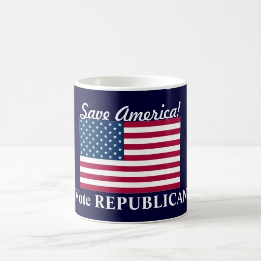 Mug Sauvez l'Amérique !/Vote REPUBLICAN+U.S. (Centre)