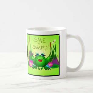 Mug Sauvez le marais Beulah la grenouille Zone humide 