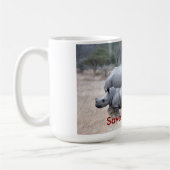 Mug Sauvez le rhinocéros ! (Gauche)