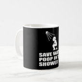 MUG SAUVEZ L'EAU, DUNETTE DANS LA DOUCHE (Devant gauche)