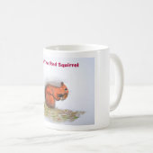 Mug Sauvez l'écureuil rouge (Devant droit)