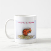 Mug Sauvez l'écureuil rouge (Gauche)
